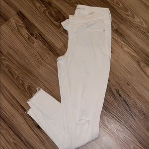 Old navy white skinny jeans